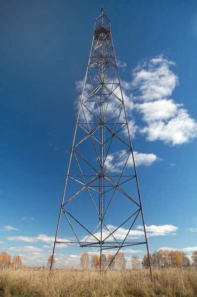 Tower in fields — Stock Photo, Image