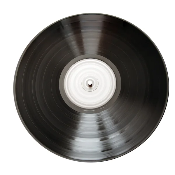 Velho disco de vinil isolado — Fotografia de Stock