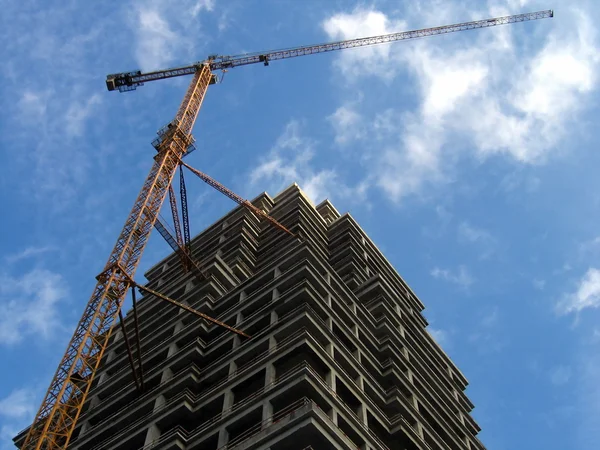 High building crane — Stock Photo, Image