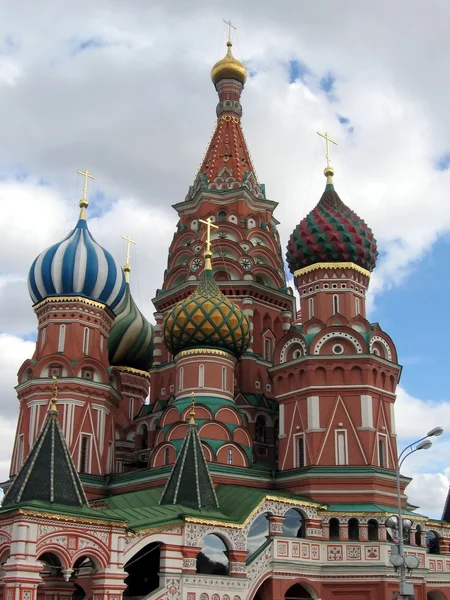Moskou tempel op het Rode plein — Stockfoto