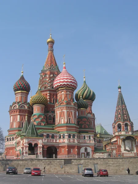 瓦西里是莫斯科的庙宇 — 图库照片