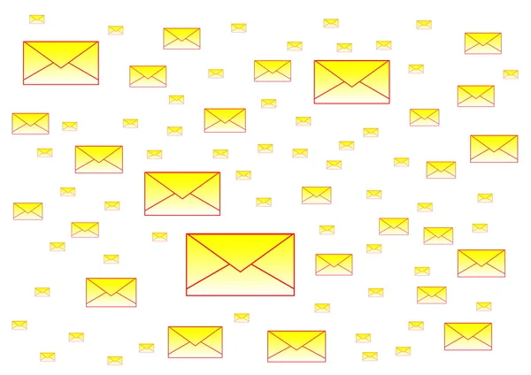 Spam brieven — Stockfoto