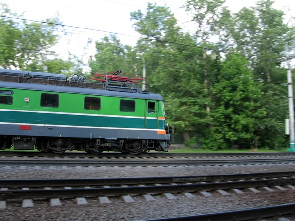 Locomotiva rápida — Fotografia de Stock