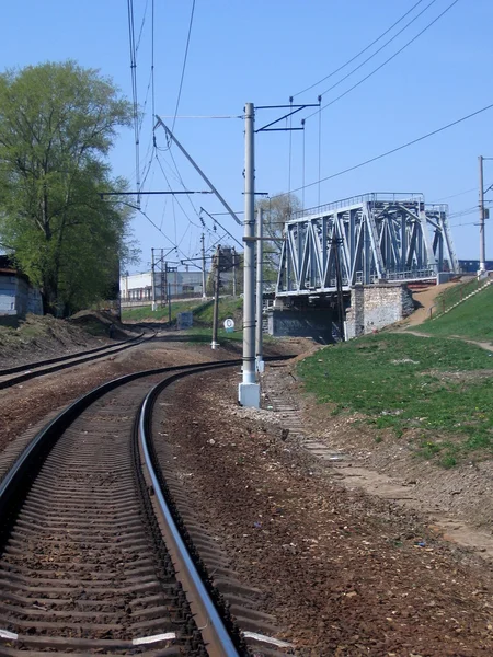 Eisenbahnbrücke — Stockfoto