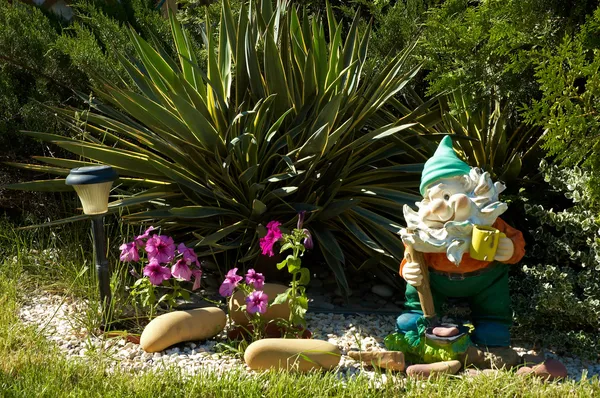 Garden gnome — Stock Photo, Image