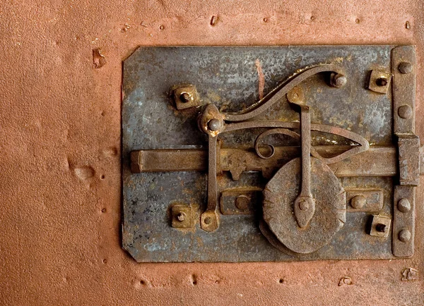 Old door-lock Stock Image