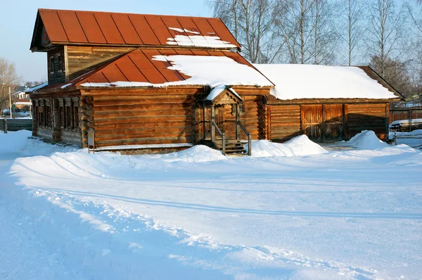 늙은 러시아 집 — 스톡 사진