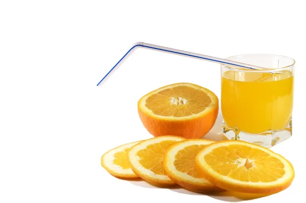 And orange juice — Stock Photo, Image