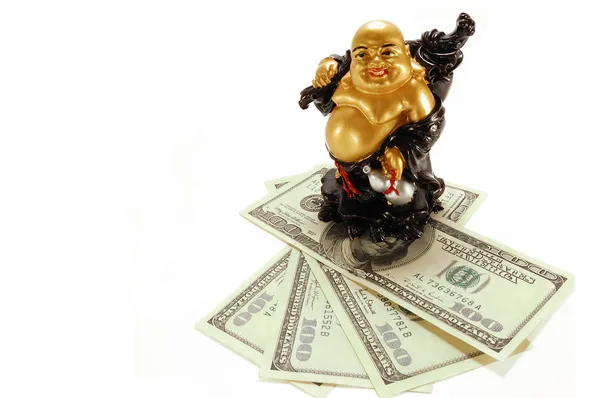 Deus das riquezas e do dinheiro — Fotografia de Stock