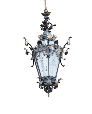 Antique lantern clipart