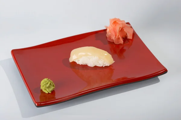 Schaal-en schelpdieren sushi — Stockfoto