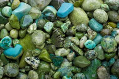 Green pebble background clipart