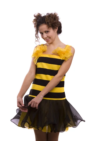 Včela kostýmy žena. — Stock fotografie
