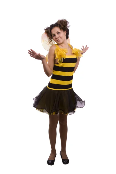 Včela kostýmy žena. — Stock fotografie