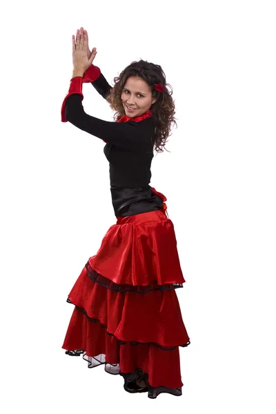 万圣节西班牙服饰的女人. — 图库照片