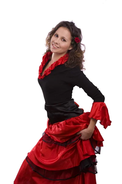ハロウィン衣装のスペイン語の女性. — ストック写真