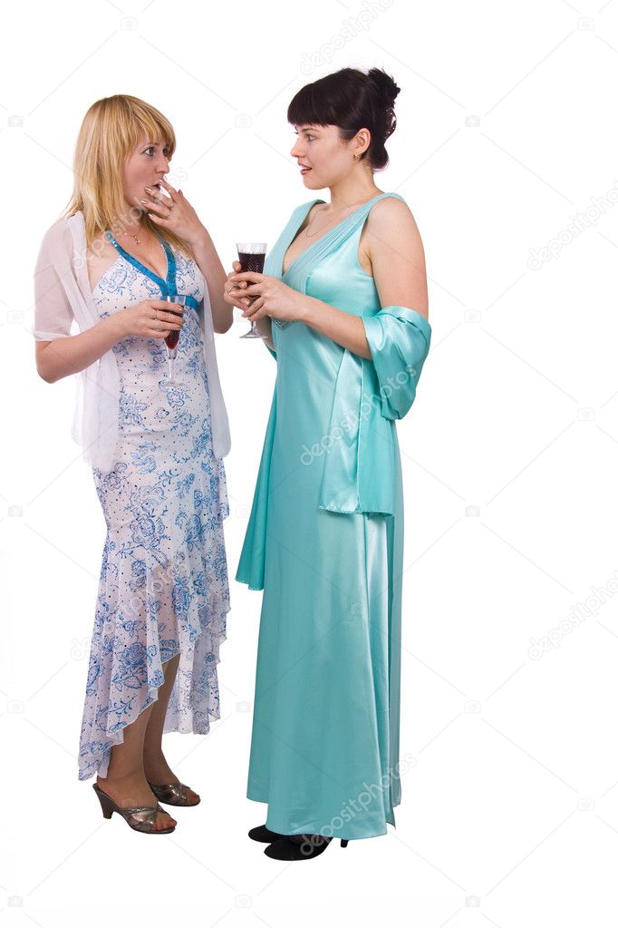 Two talking girls