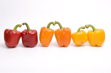 Sweet peppers. clipart