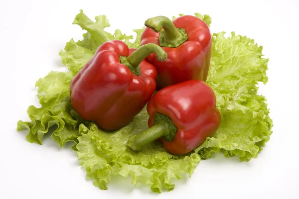 Red sweet peppers — Stock Photo, Image