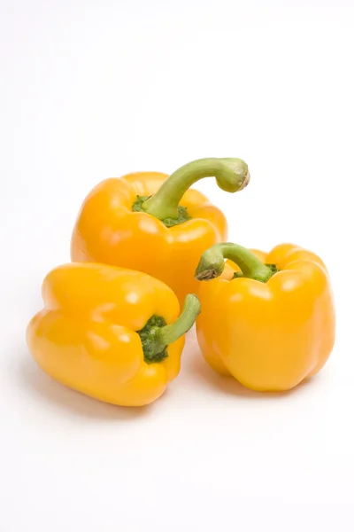 Gele paprika's. — Stockfoto