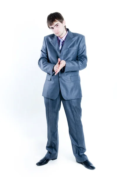 Businessman looking seriously — Stock Photo, Image