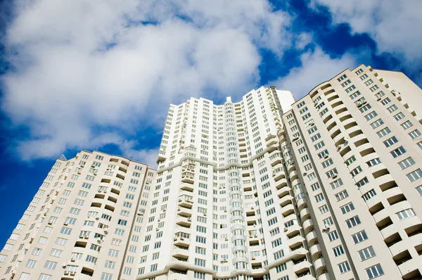 stock image Buildings over blue sky background