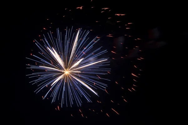 Colorful firework splash — Stock Photo, Image