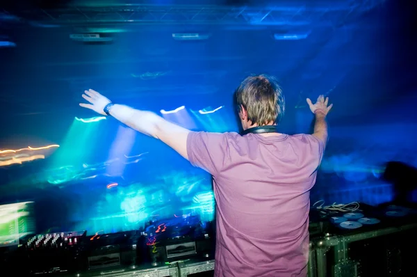 DJ na koncertě — Stock fotografie