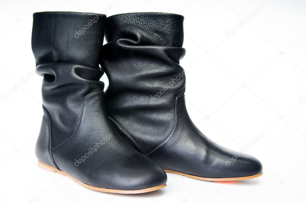Old-fashioned female boots