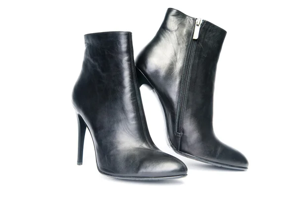 Black female boots — Stock Photo, Image