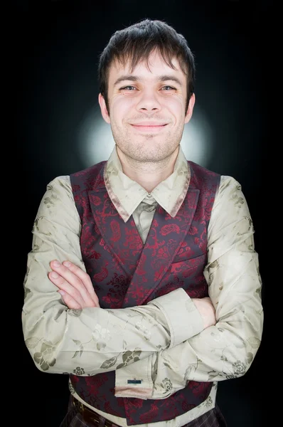 Sorridente giovane uomo — Foto Stock