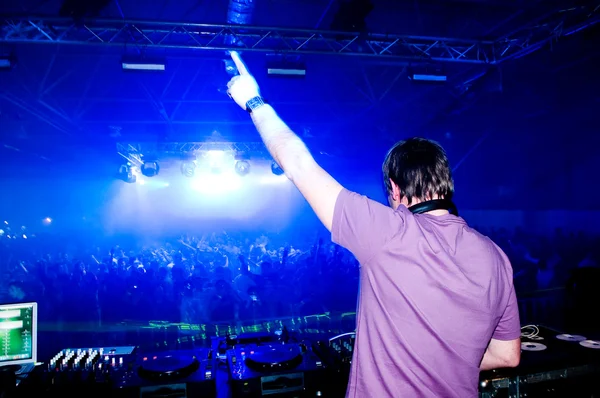 Dj at the concert — Stock Photo, Image