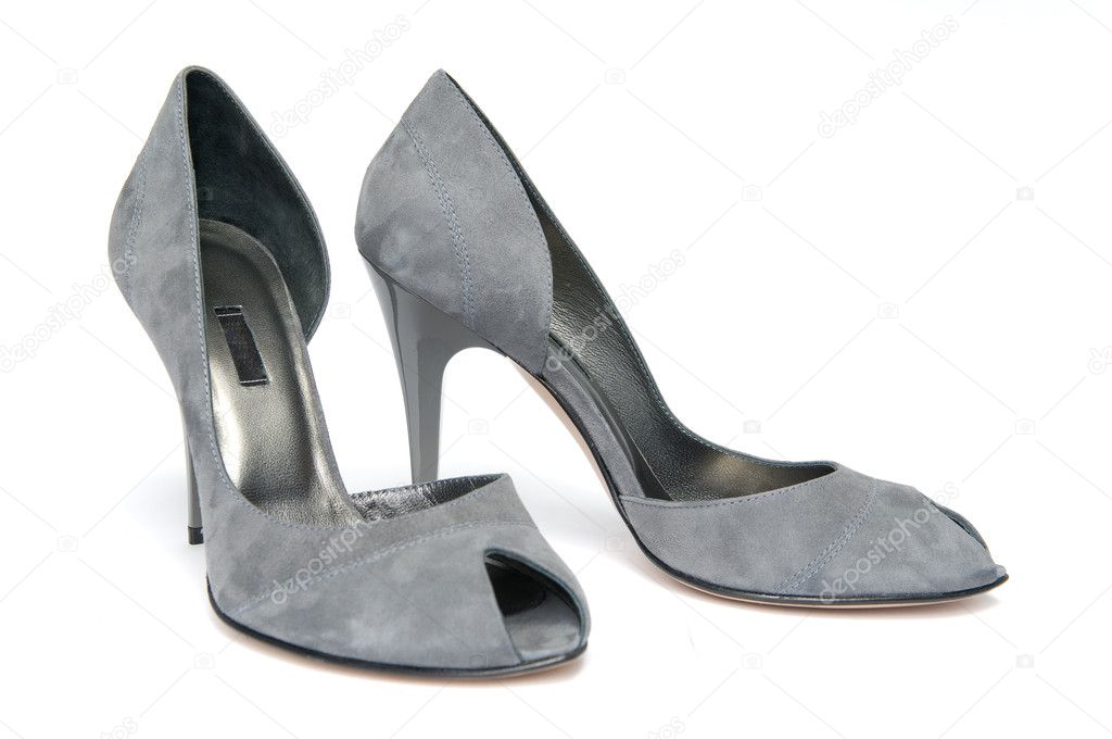 Pair of gray female shoes