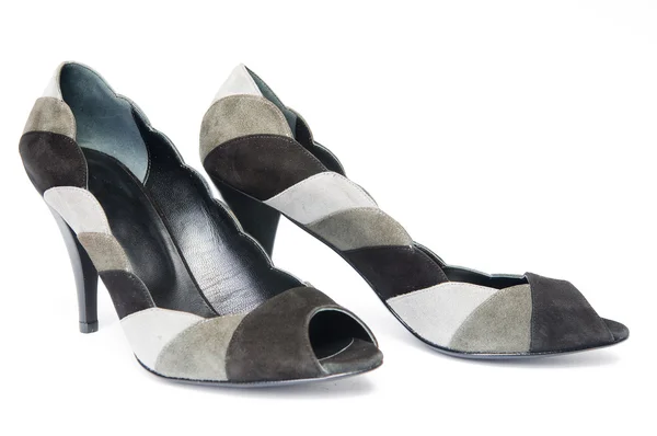 Замшеві черевики жіночі — стокове фото