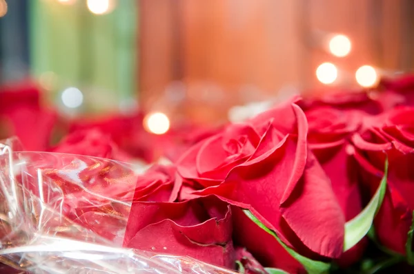 Close-up of beautiful rose bouquet — Stock Photo, Image
