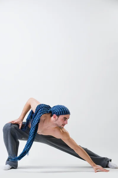 Bailarino exercício — Fotografia de Stock