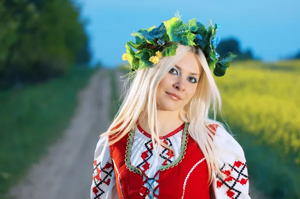 Русская женщина — стоковое фото
