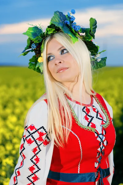 Russische Frau Stockbild