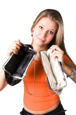 No money in purses clipart