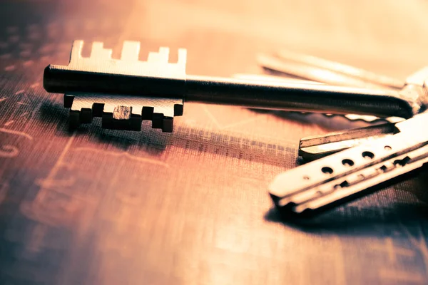 Keys closeup — Stock Photo, Image