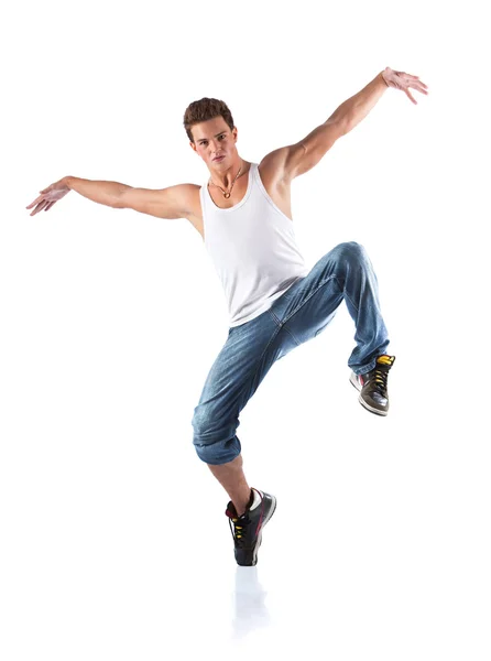 Mužský tanečník — Stock fotografie