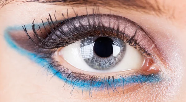 Vrouw oog close-up — Stockfoto