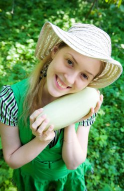 Farmer with harvest clipart