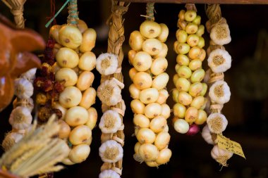 Onions in a shop clipart