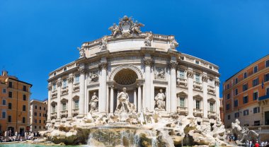 Trevi fountain in Rome Italy clipart