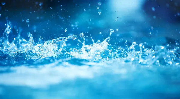 Water splashes closeup — Stock Photo, Image
