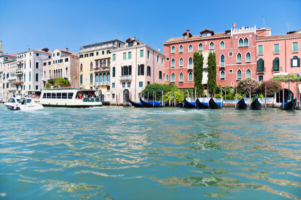 Grand Canal in Venice Italy.