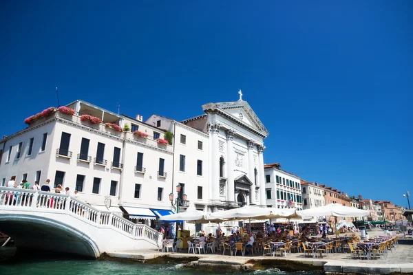 Kaj i Venedig Italien — Stockfoto