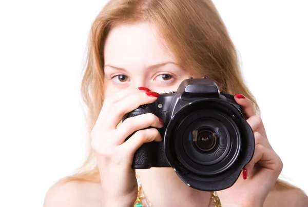 Junger Fotograf — Stockfoto