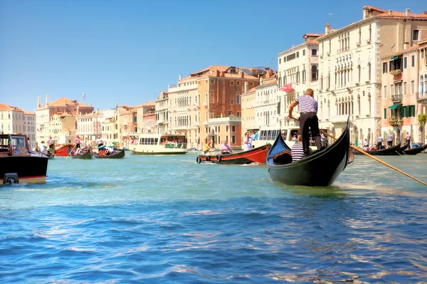 Canal Grande i Venedig Italien — Stockfoto